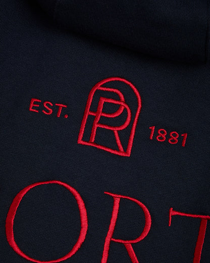 Unisex Navy-Red Hoodie- NEW