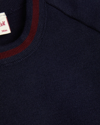 Unisex Navy Round Neck Jumper