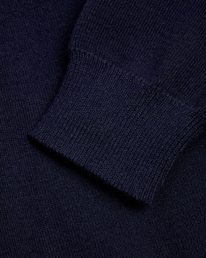 Unisex Navy Round Neck Jumper