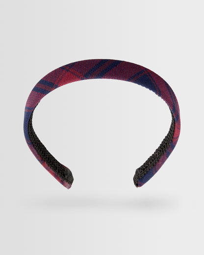 Girls Tartan Alice Band