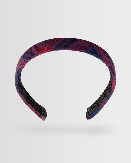 Girls Tartan Alice Band