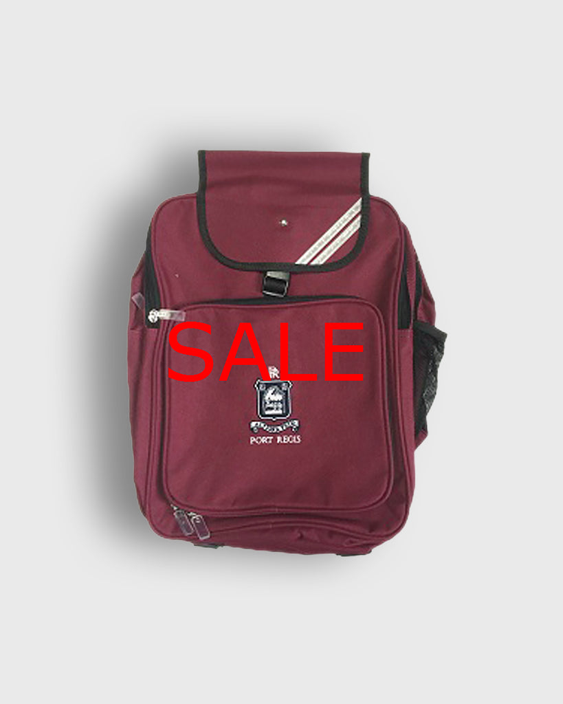 Maroon Swimming Backpack (old style)- Sale