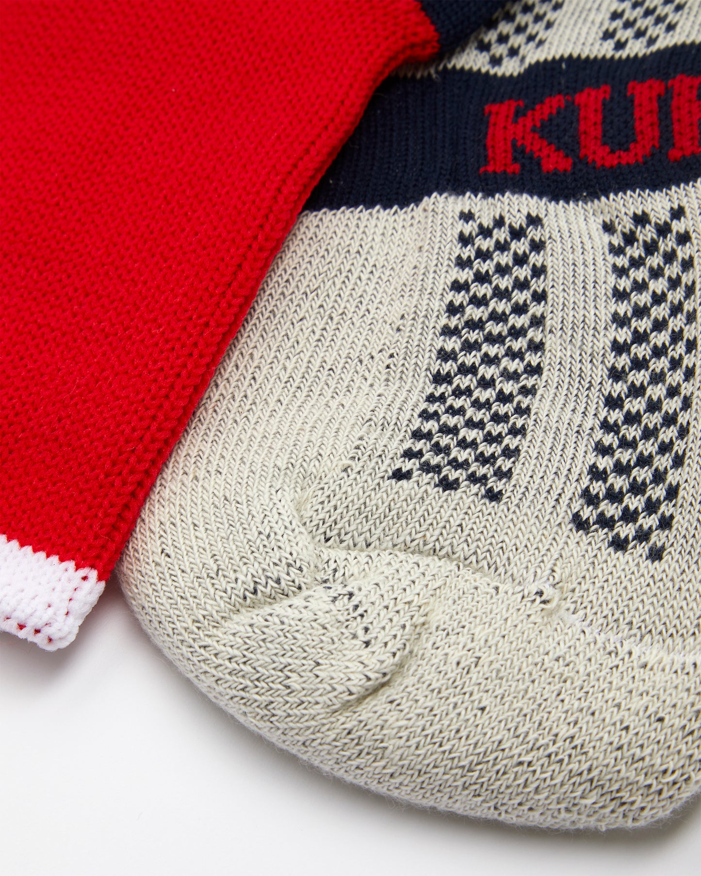 Unisex Navy/Red Match Socks- NEW
