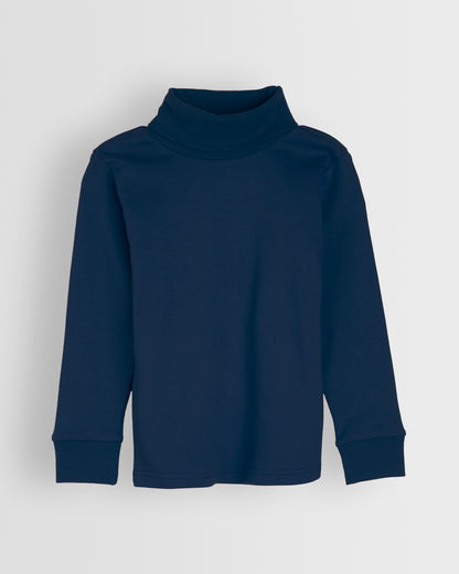 Unisex Navy Blue Turtle Neck Top (Pre-prep)