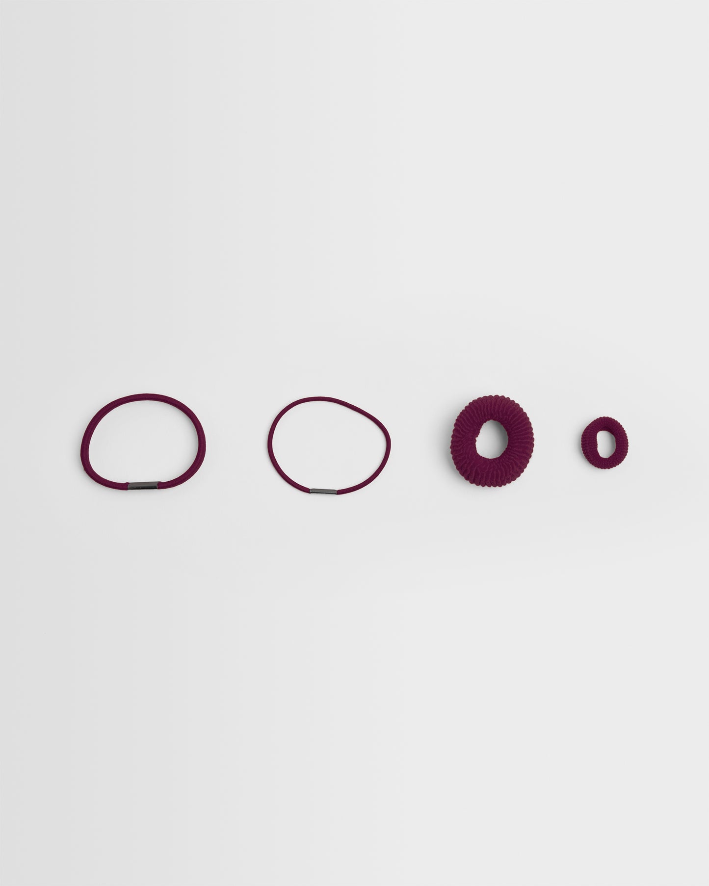 Girls Maroon Hair Bands- Pack of 24