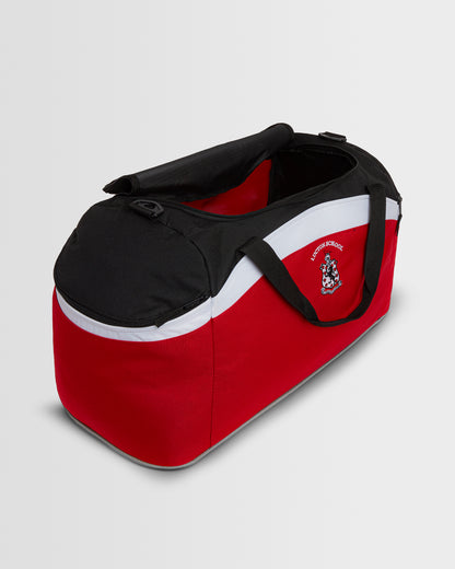 Black/Red/White Sports Holdall- Senior