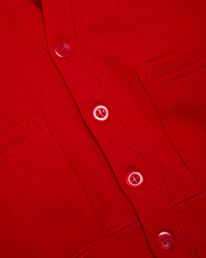 Girls Red Cardigan