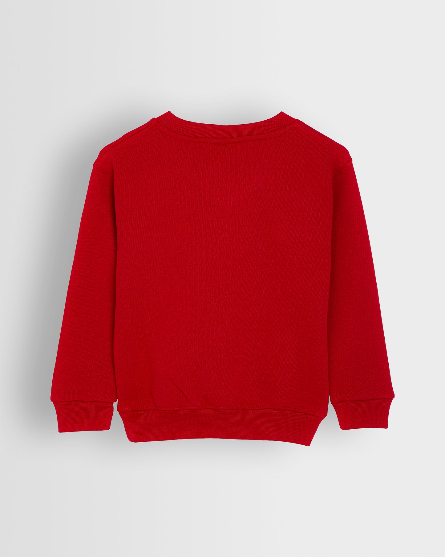 Boys Red V Neck Sweat Top