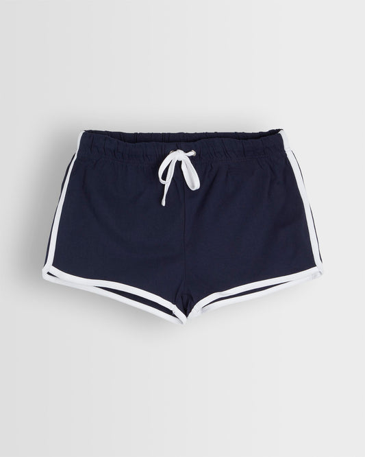 Navy-White Retro Shorts