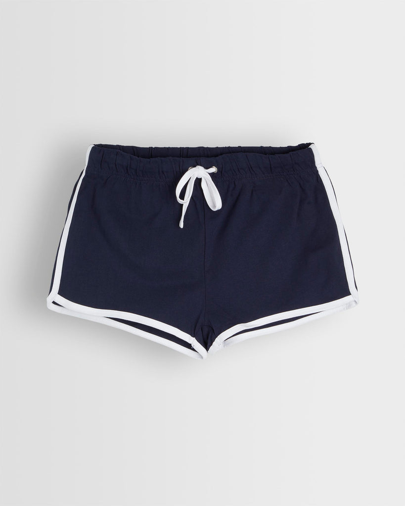 Navy/White Retro Shorts