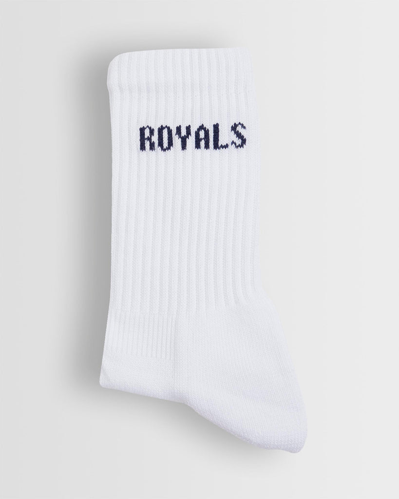 White Royals Socks