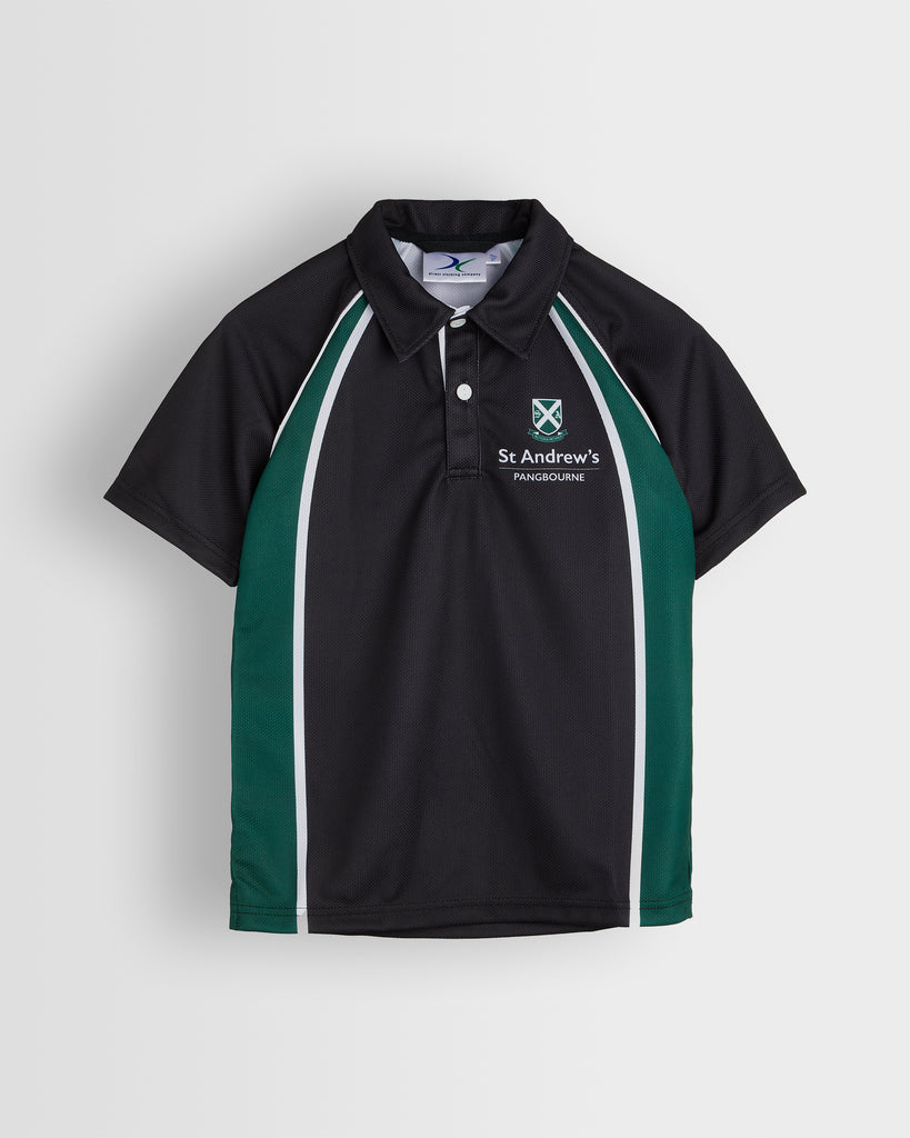 Boys Black/Green Games Shirt