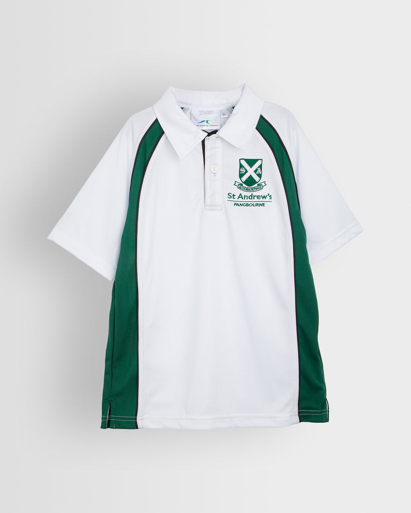 Boys White/Green Games Shirt