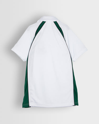 Girls White-Green Games Shirt