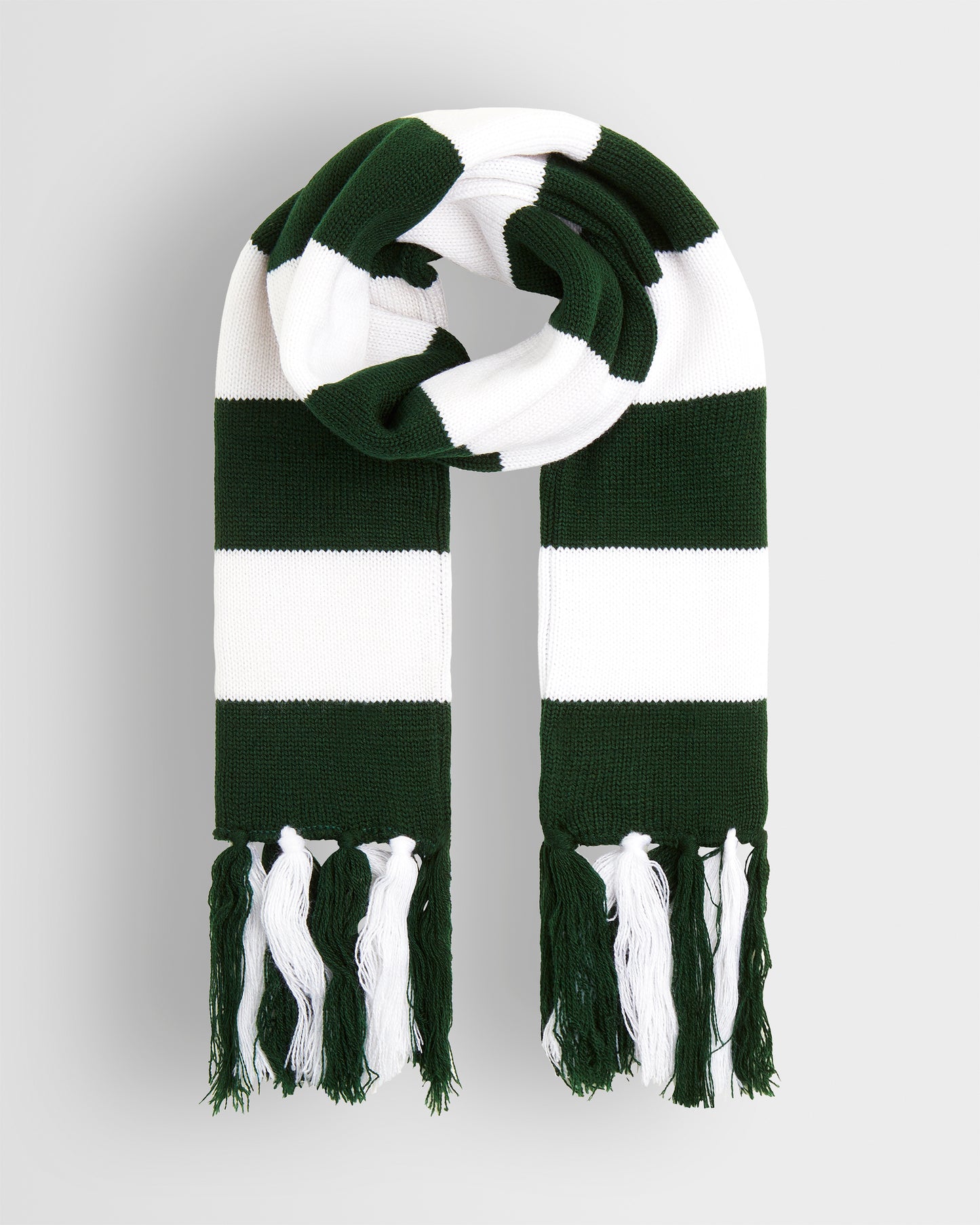 Green/White Scarf