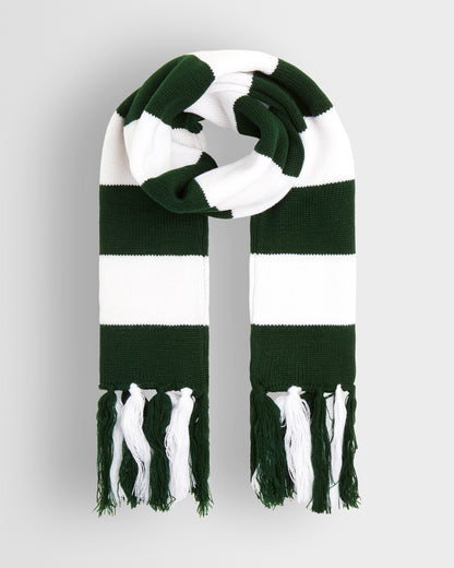 Green/White Scarf