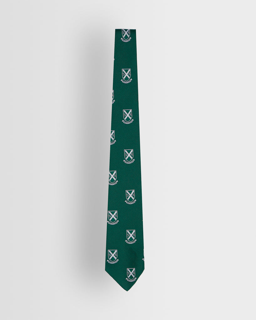 Unisex Green School Tie