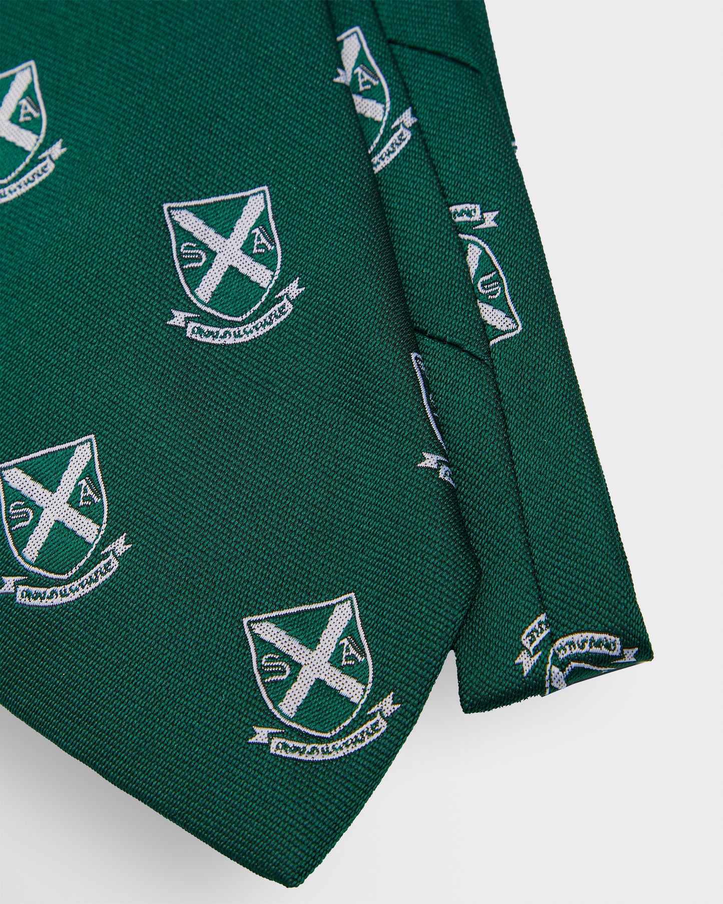 Unisex Green School Tie