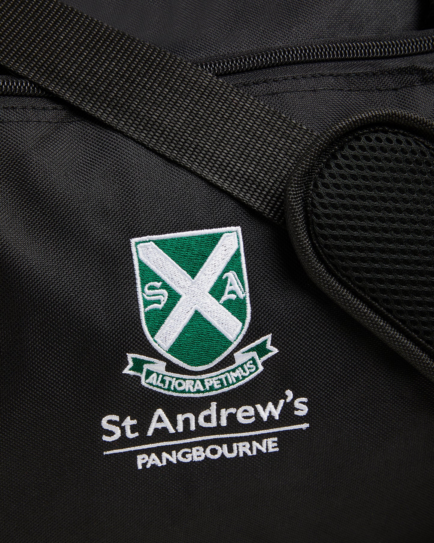 Black/Green Sports Holdall