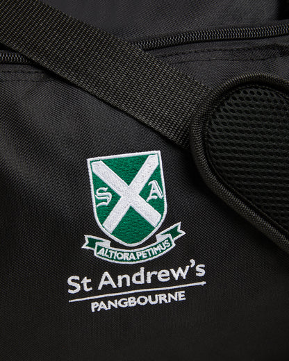 Black/Green Sports Holdall