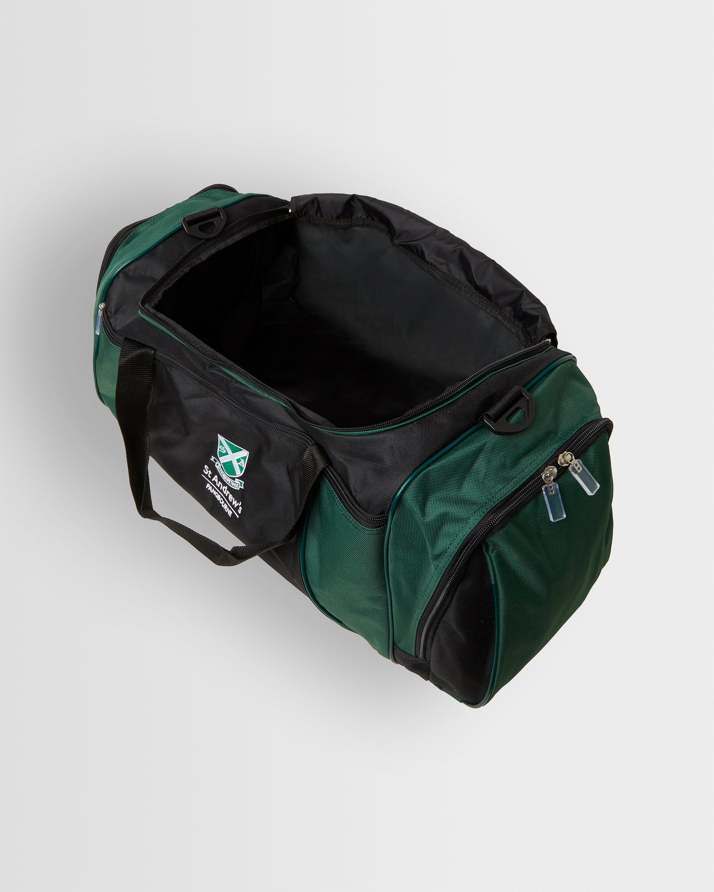 Black/Green Sports Holdall