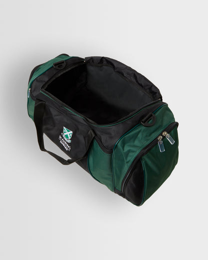 Black/Green Sports Holdall