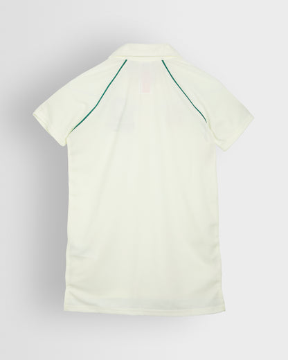 Unisex White Cricket Shirt