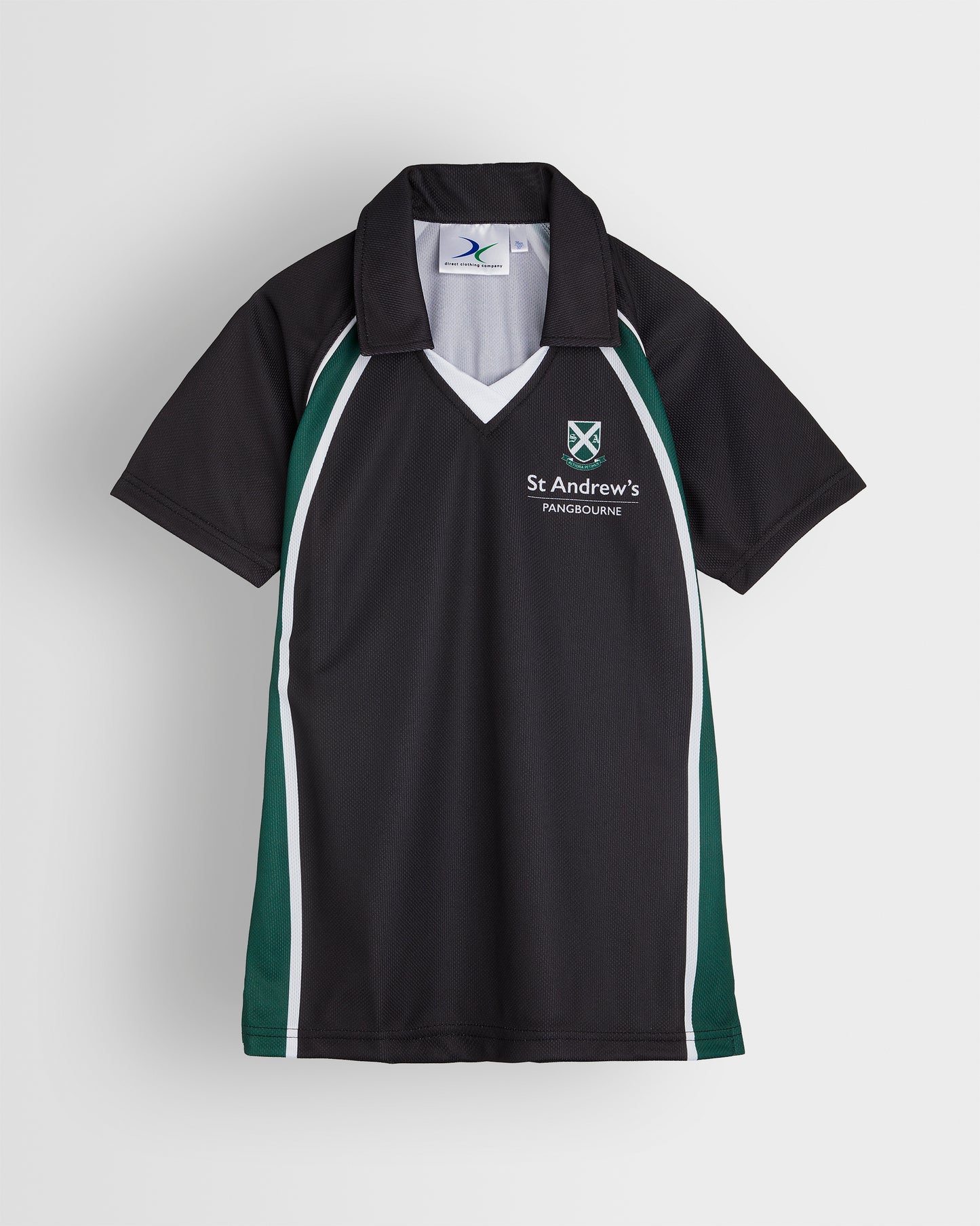 Girls Black-Green Games Shirt