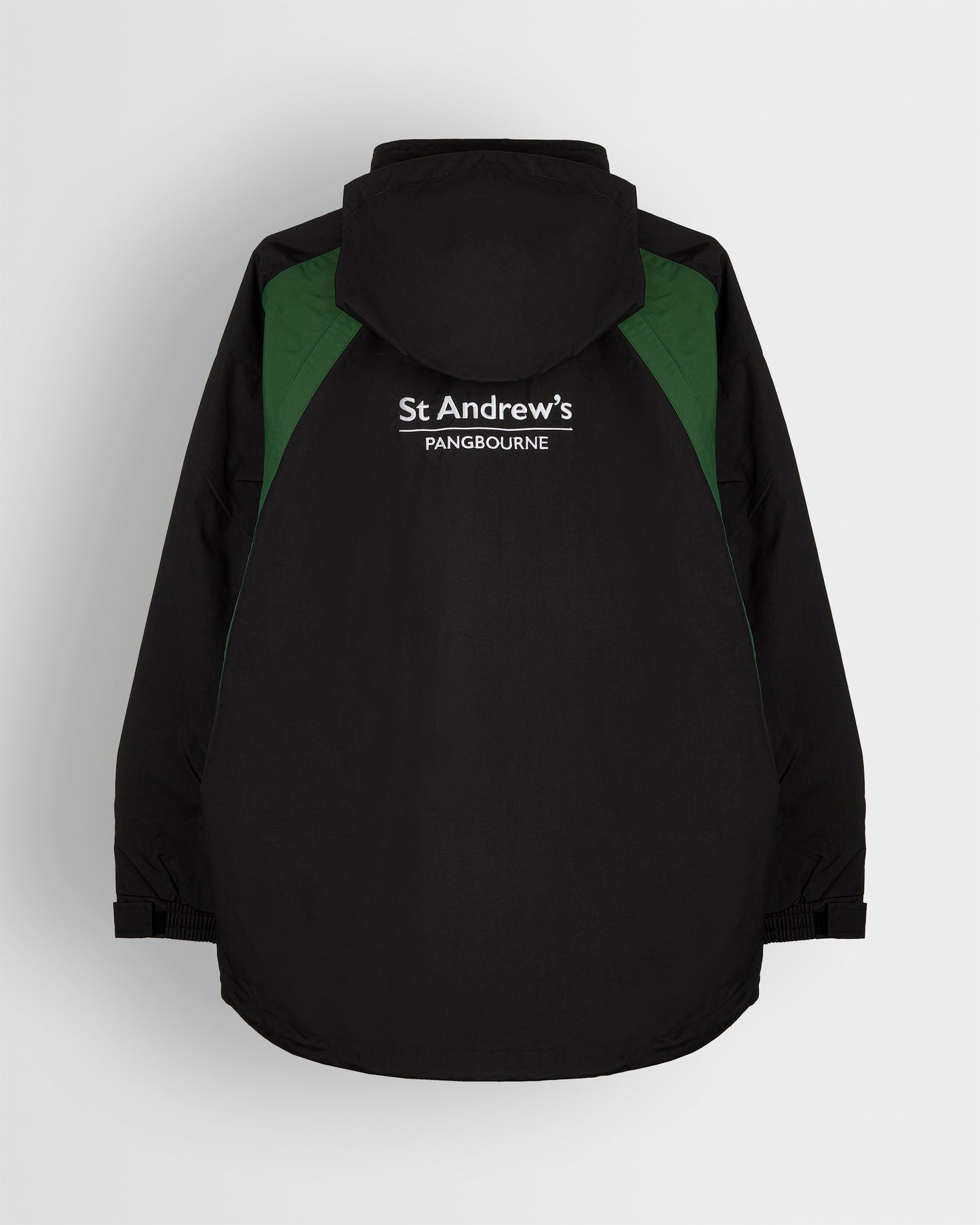 Unisex Black-Green Waterproof Match Tracksuit Top