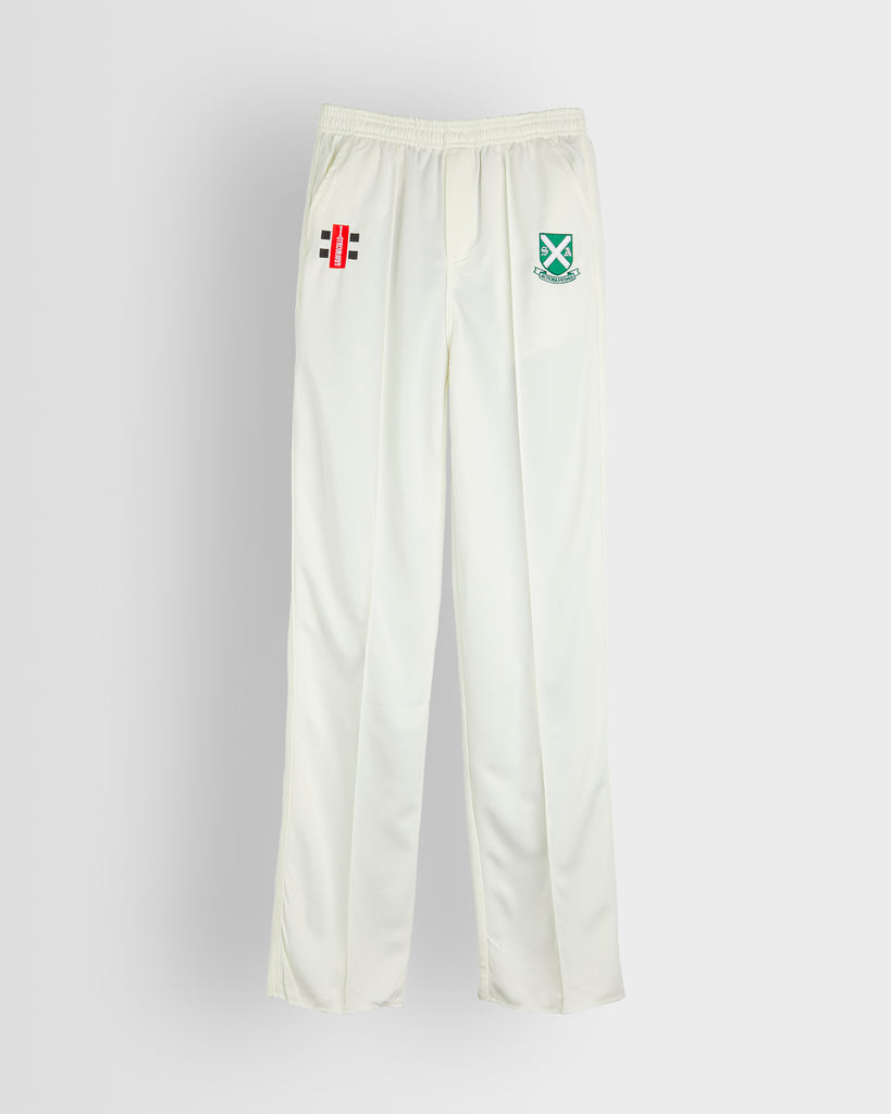 Unisex White Cricket Trousers