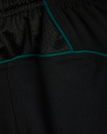 Boys Black-Green Rugby Shorts