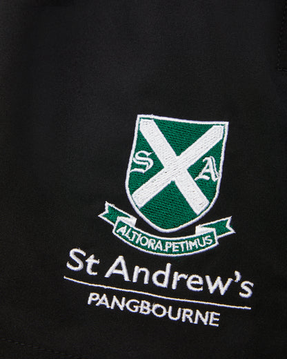 Boys Black-Green Lightweight PE Shorts