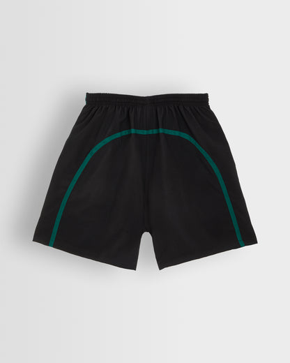Boys Black-Green Lightweight PE Shorts