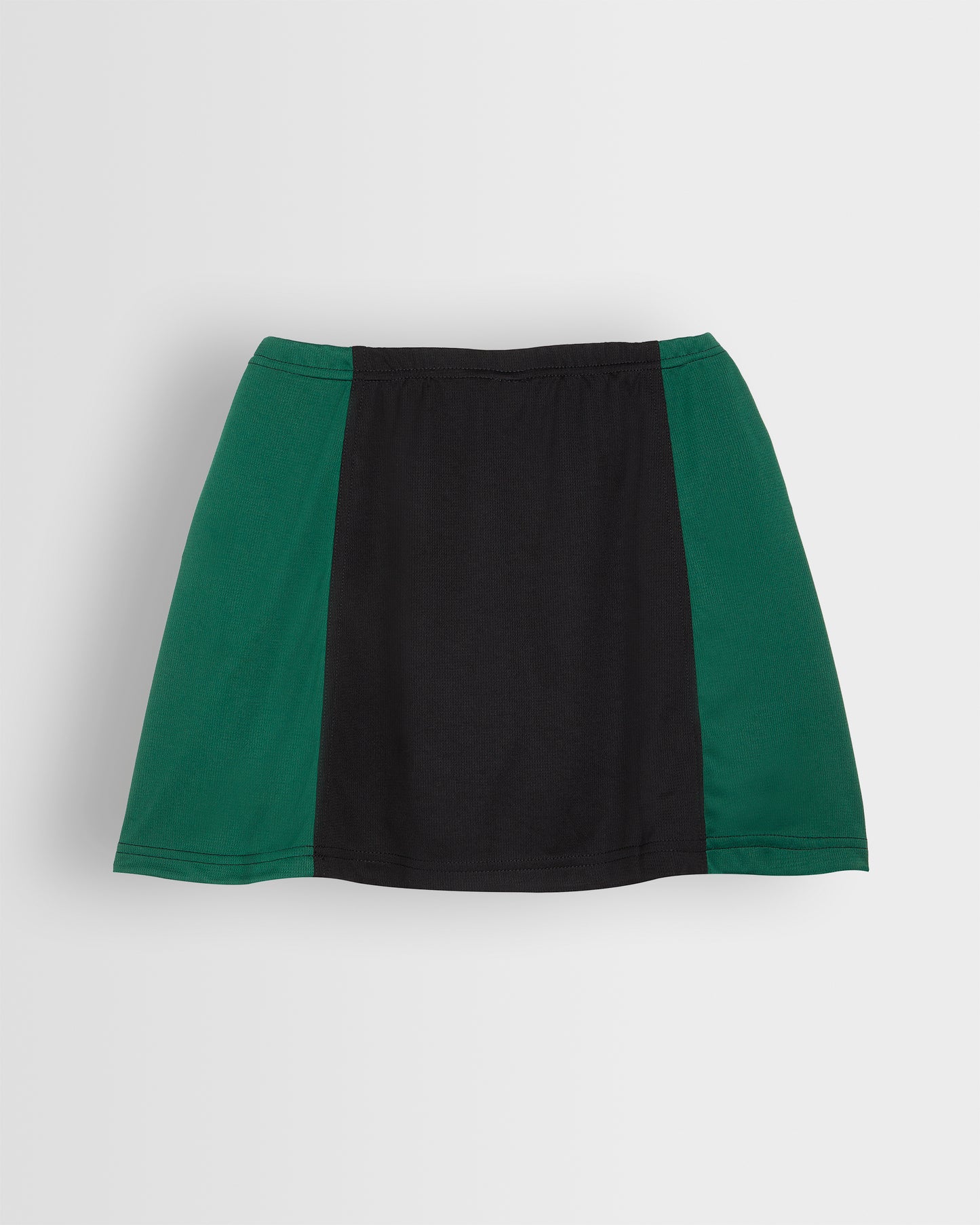 Girls Black-Green Skort