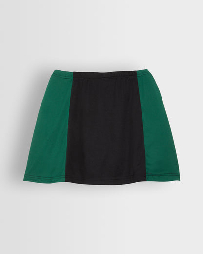 Girls Black-Green Skort