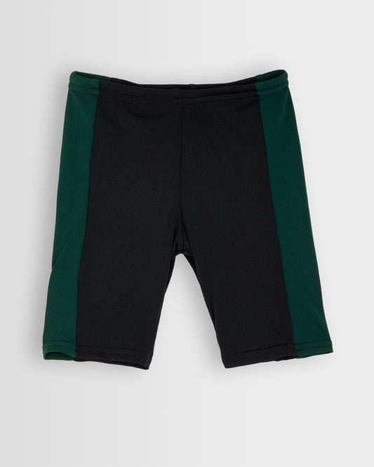Boys Black-Green Swim Jammers