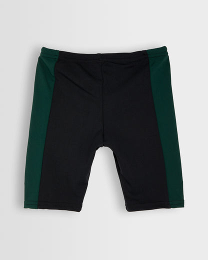 Boys Black-Green Swim Jammers