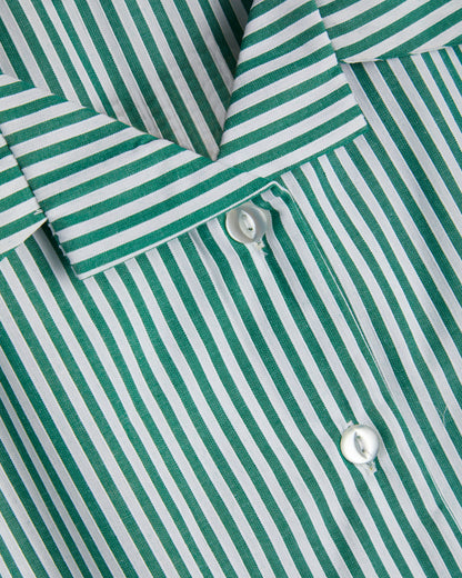 Girls Green-White Summer Dresses
