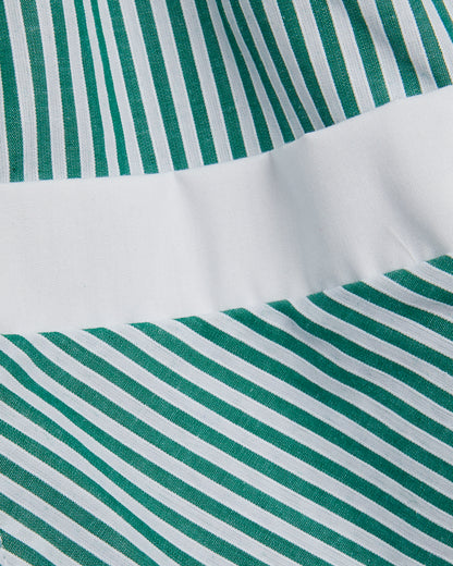 Girls Green-White Summer Dresses