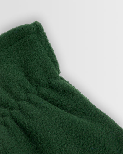 Green Fleece Gloves