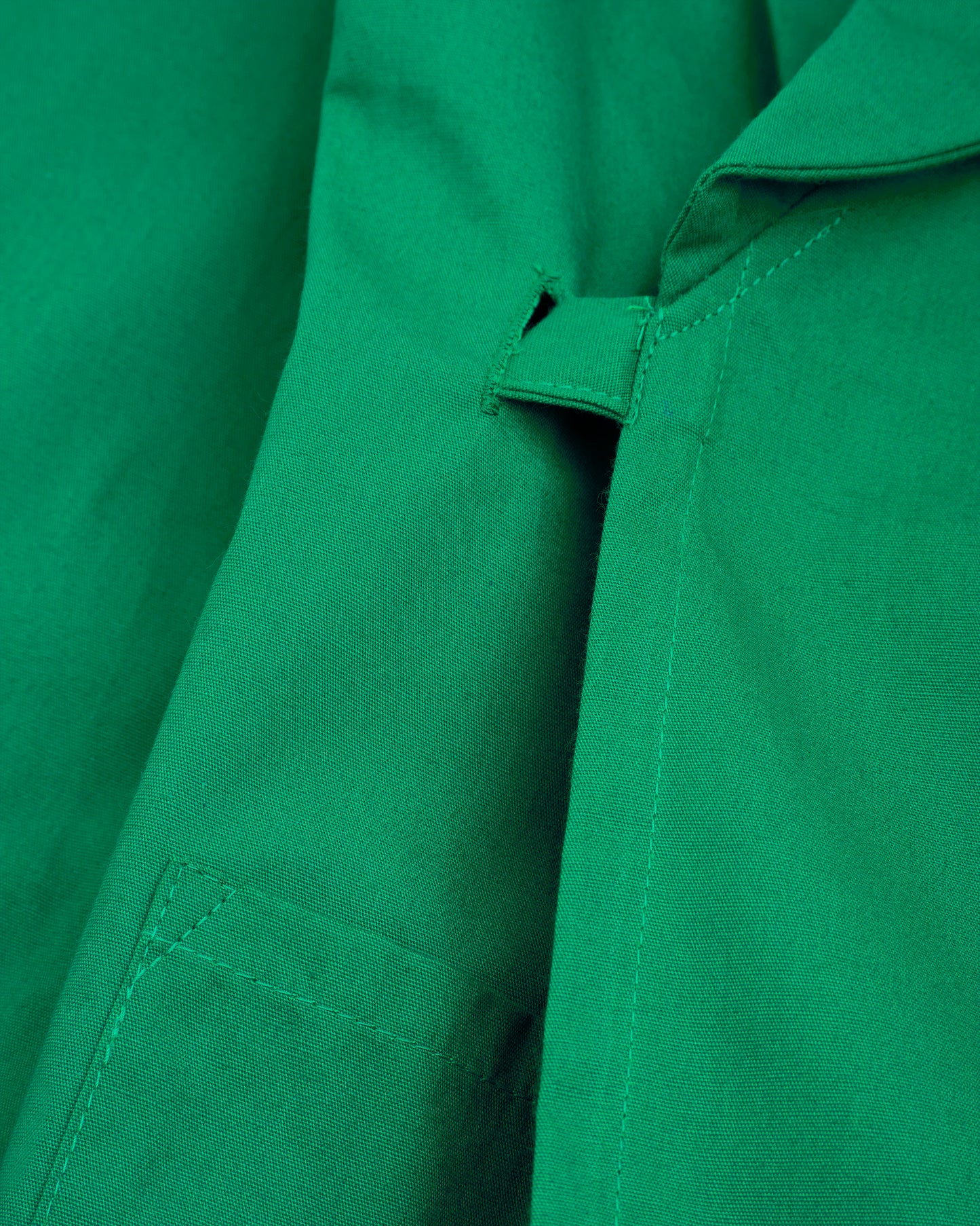 Unisex Green Wrap Over Art Overall