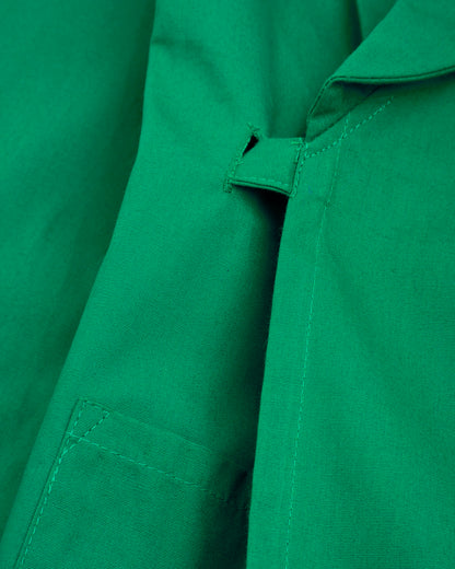 Unisex Green Wrap Over Art Overall