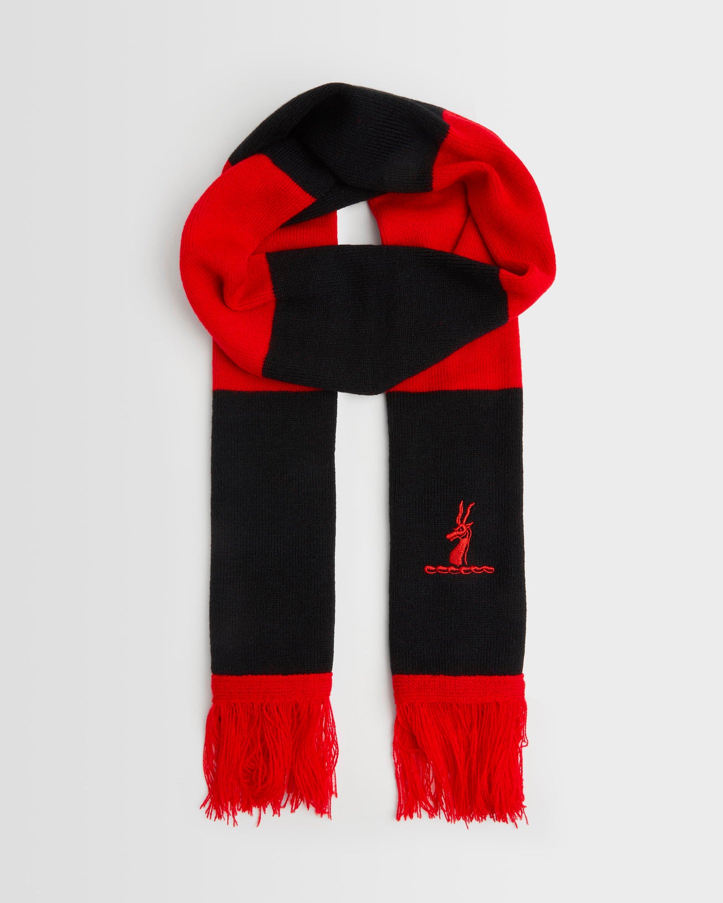 Black/Red Scarf
