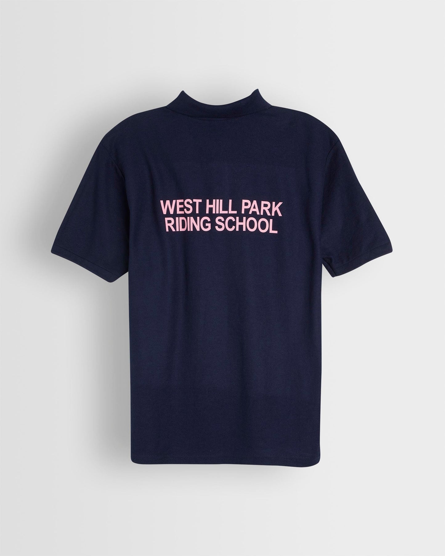 Unisex Navy Riding Polo Shirt