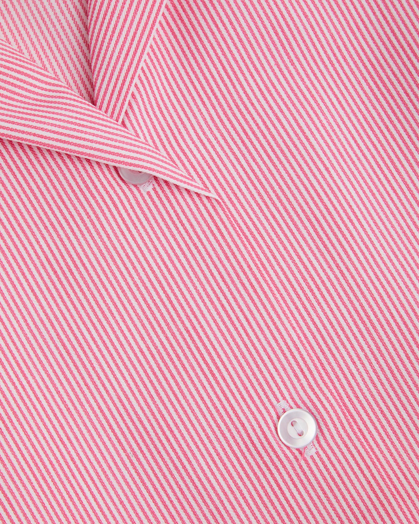 Girls Pink-White Short Sleeve Blouse