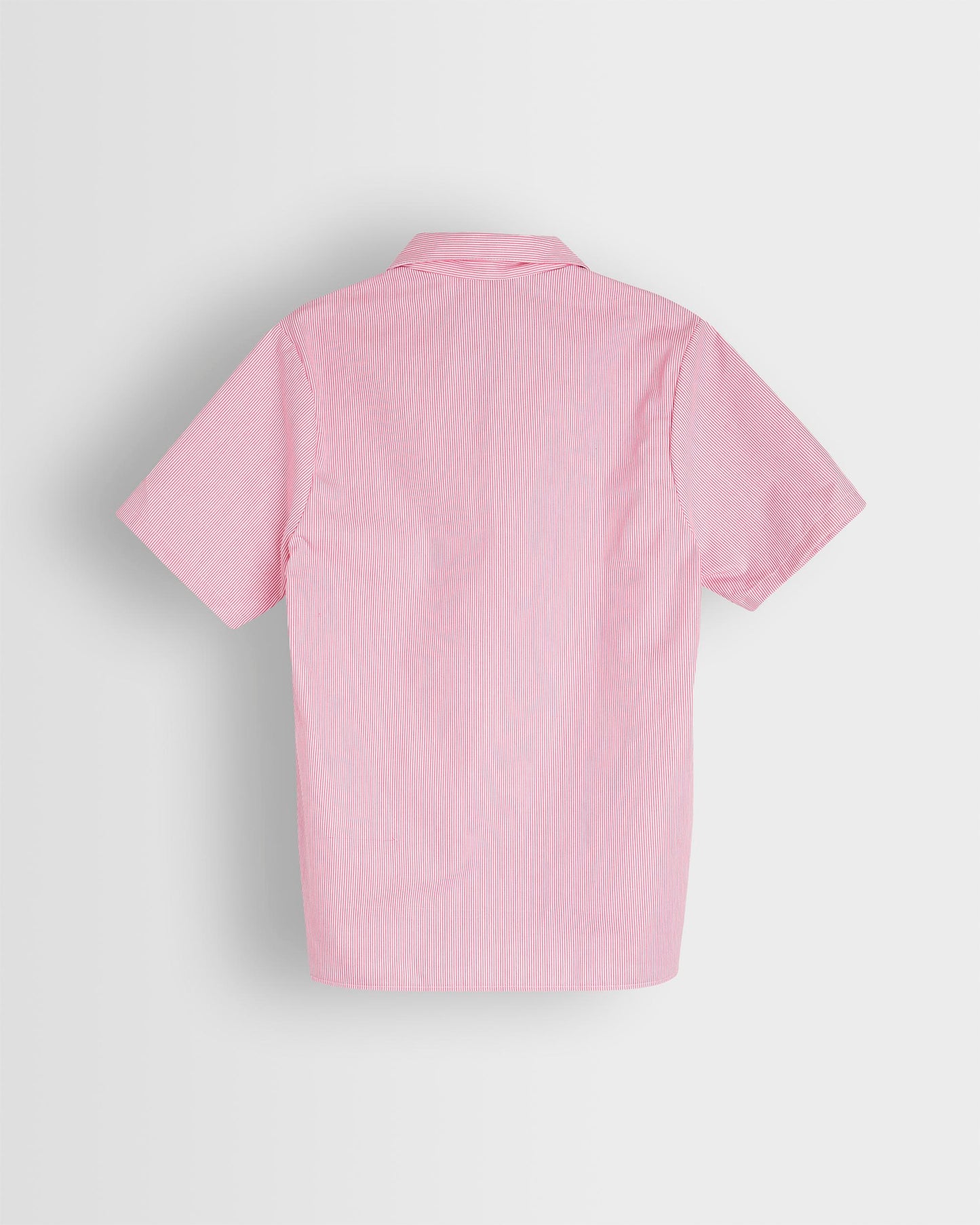 Girls Pink-White Short Sleeve Blouse