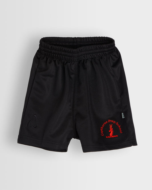 Unisex Black Games Shorts