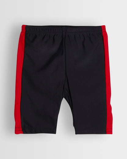 Boys Black-Red Swimming Jammers