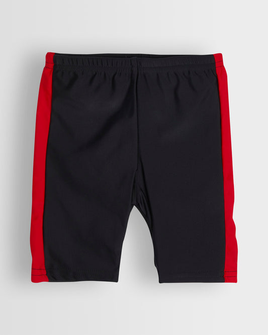 Boys Black-Red Swimming Jammers
