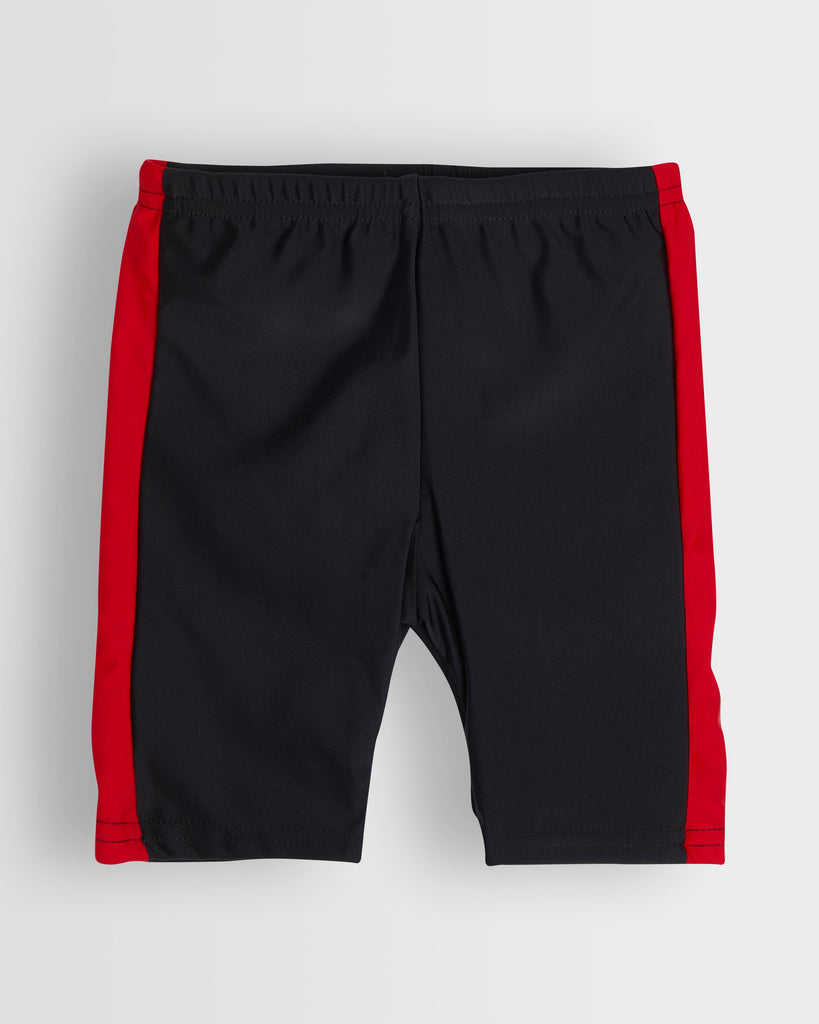 Boys Black/Red Swimming Jammers
